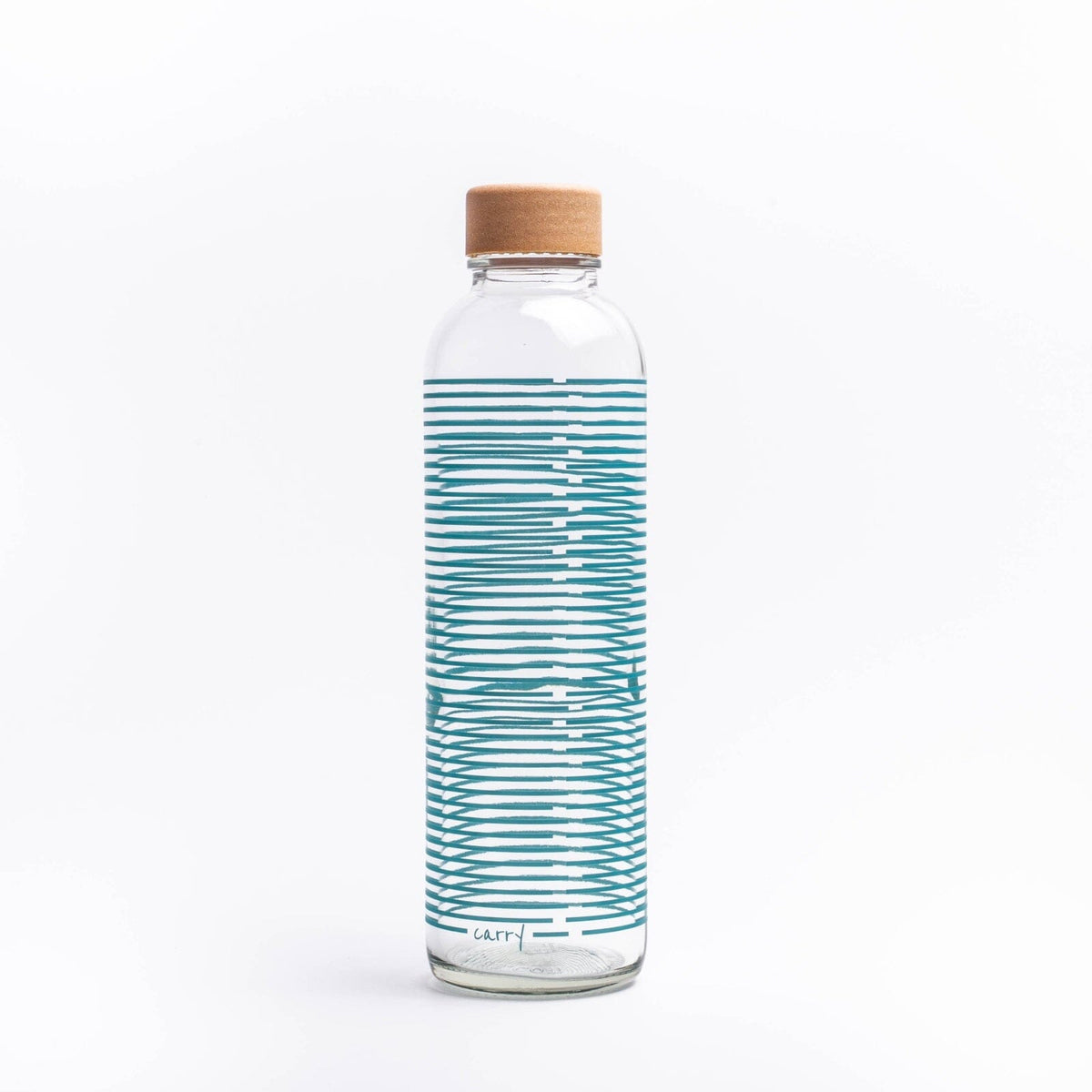 Glastrinkflasche CARRY durchsichtig 0,7 L Summer Twist