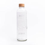 Glastrinkflasche CARRY durchsichtig 1,0 L Water Is Life