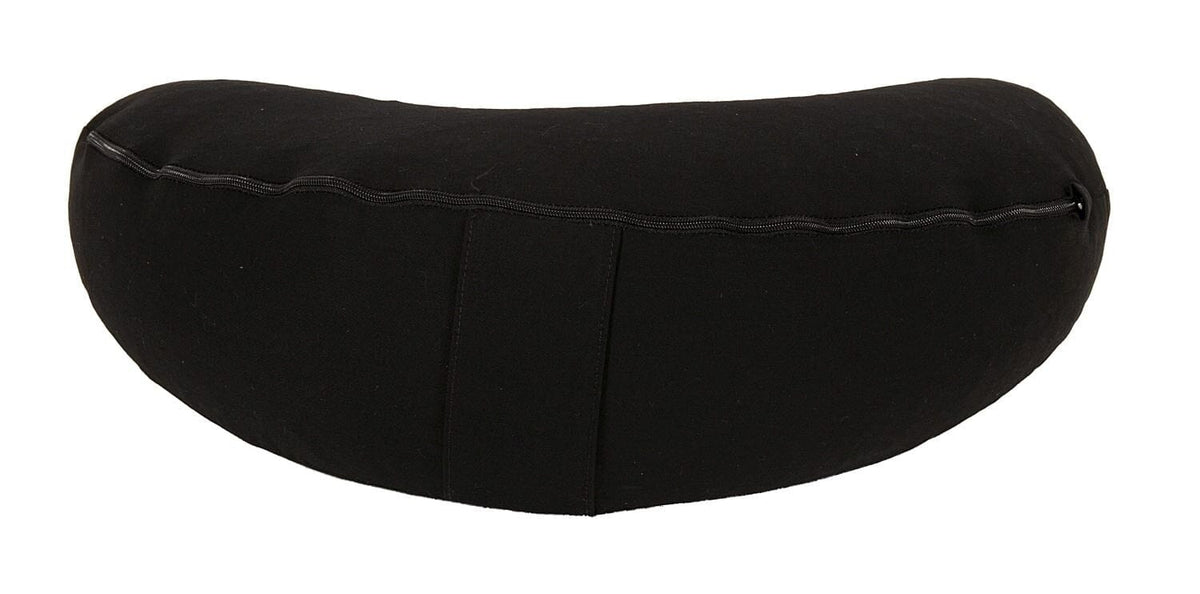 Glückssitz® MOND - regional hergestellt schwarz 40 x 17 x 12 cm Buchweizenschalen