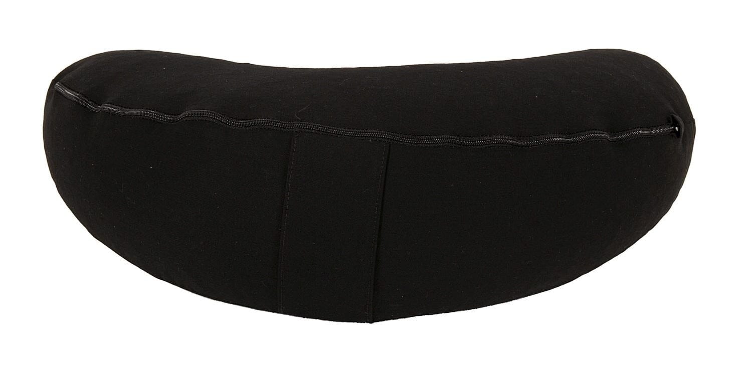 Glückssitz® MOND - regional hergestellt schwarz 40 x 17 x 12 cm Buchweizenschalen