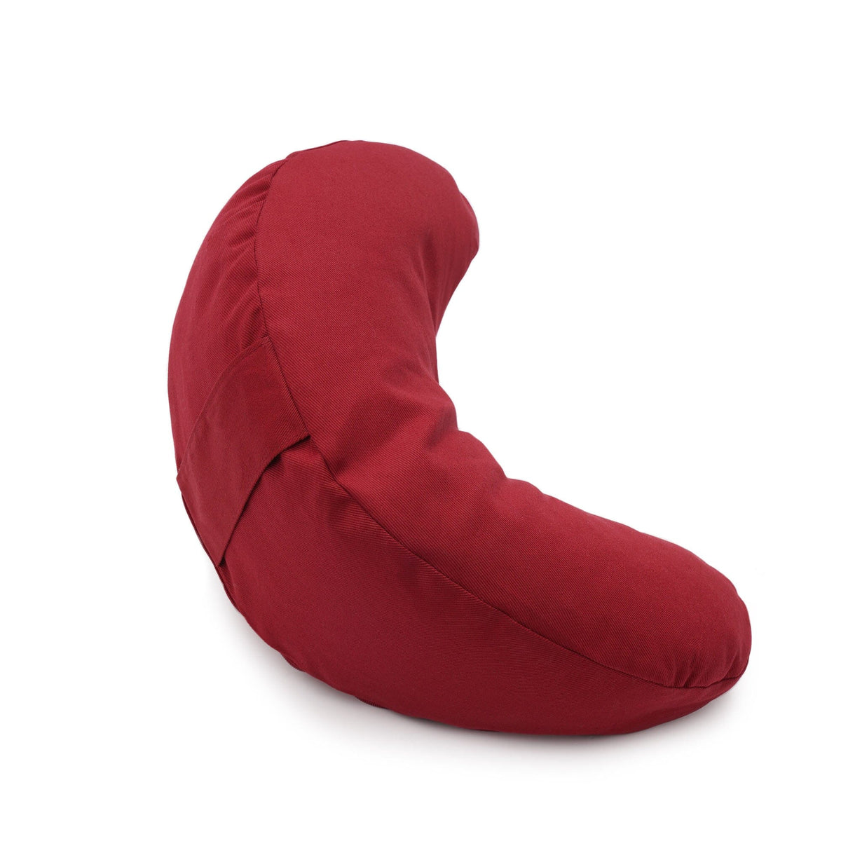 Glückssitz® MOND - regional hergestellt bordeaux Buchweizenschalen 40 x 17 x 12 cm