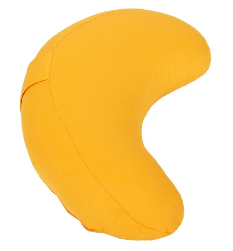 Glückssitz® MOND - regional hergestellt maisgelb 40 x 17 x 12 cm Buchweizenschalen