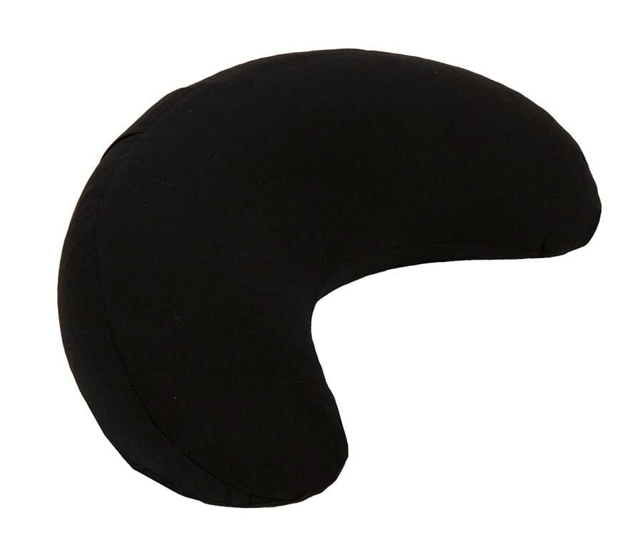 Glückssitz® MOND - regional hergestellt schwarz 40 x 17 x 12 cm Buchweizenschalen
