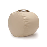 Glückssitz® Rondo Big D - regional hergestellt sand 36 x 36 x 28 cm Buchweizenschalen