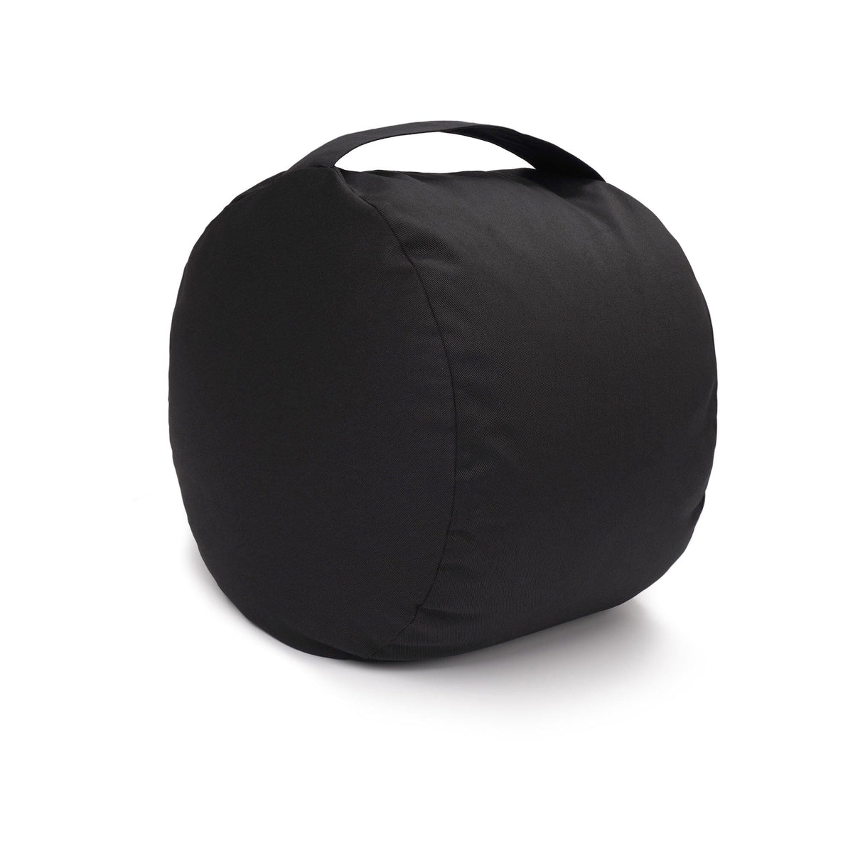 Glückssitz® Rondo Big D - regional hergestellt schwarz 36 x 36 x 28 cm Buchweizenschalen