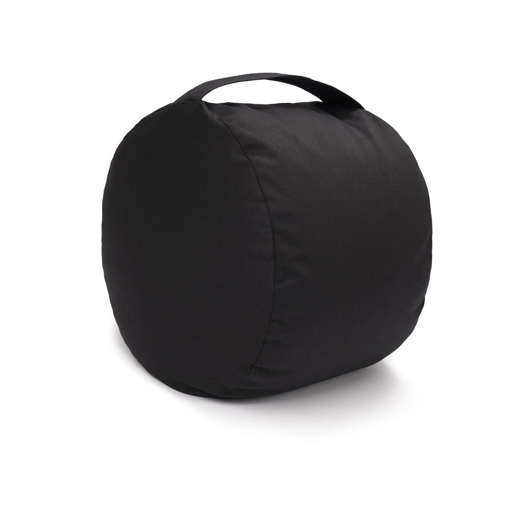 Glückssitz® Rondo Big D - regional hergestellt schwarz 36 x 36 x 28 cm Buchweizenschalen