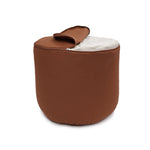 Glückssitz® Rondo Big D - regional hergestellt kastanie 36 x 36 x 28 cm Buchweizenschalen