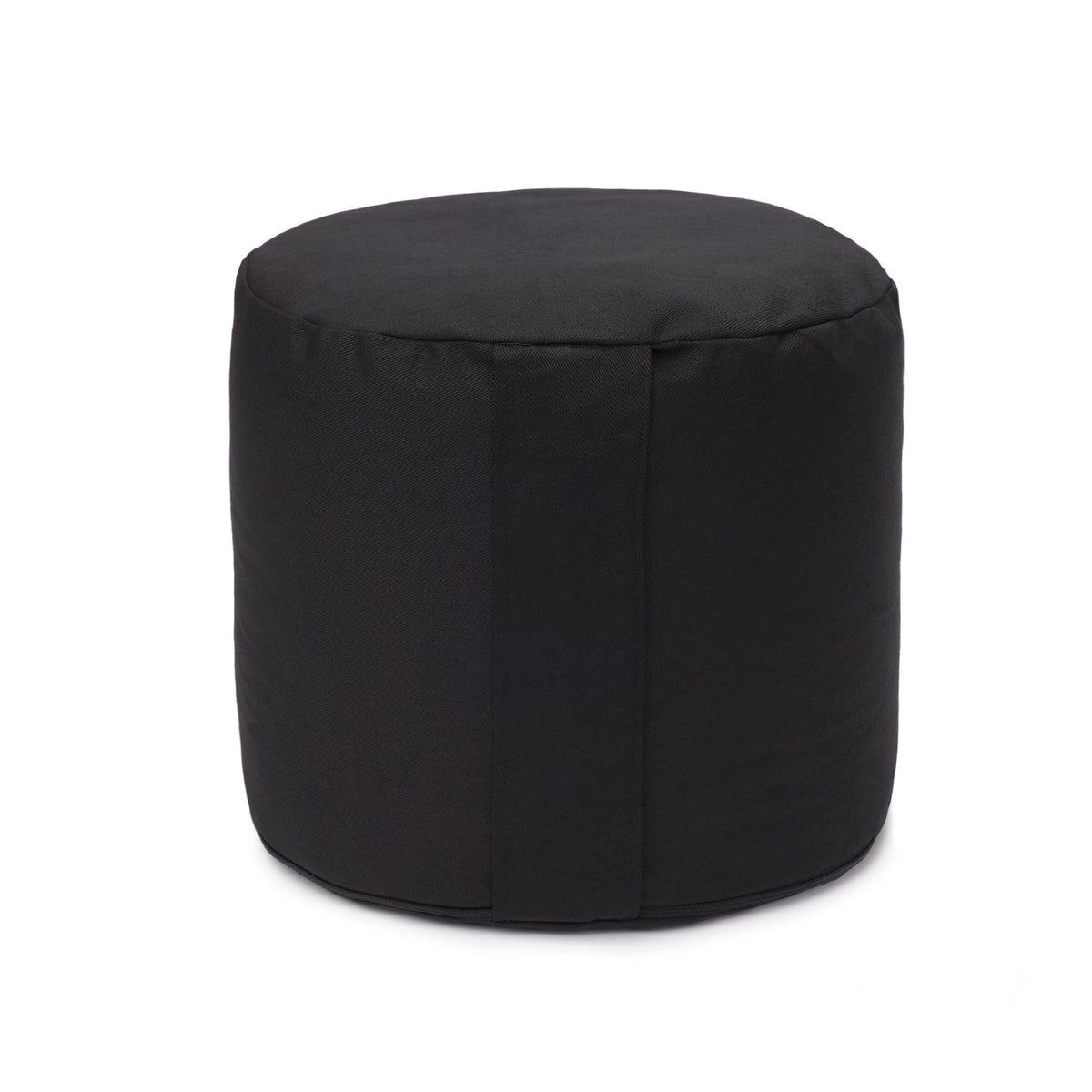 Glückssitz® Rondo Big D - regional hergestellt schwarz 36 x 36 x 28 cm Buchweizenschalen