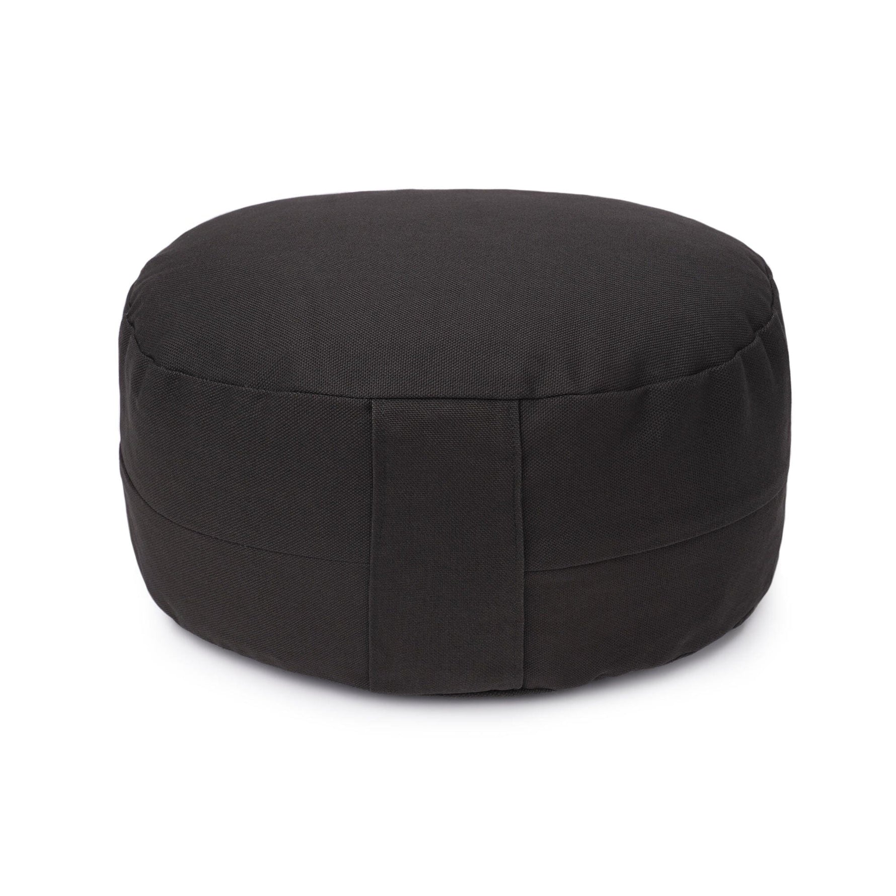Glückssitz® Yogakissen OVAL - regional hergestellt anthrazit Buchweizenschalen 30 x 23 x 15 cm