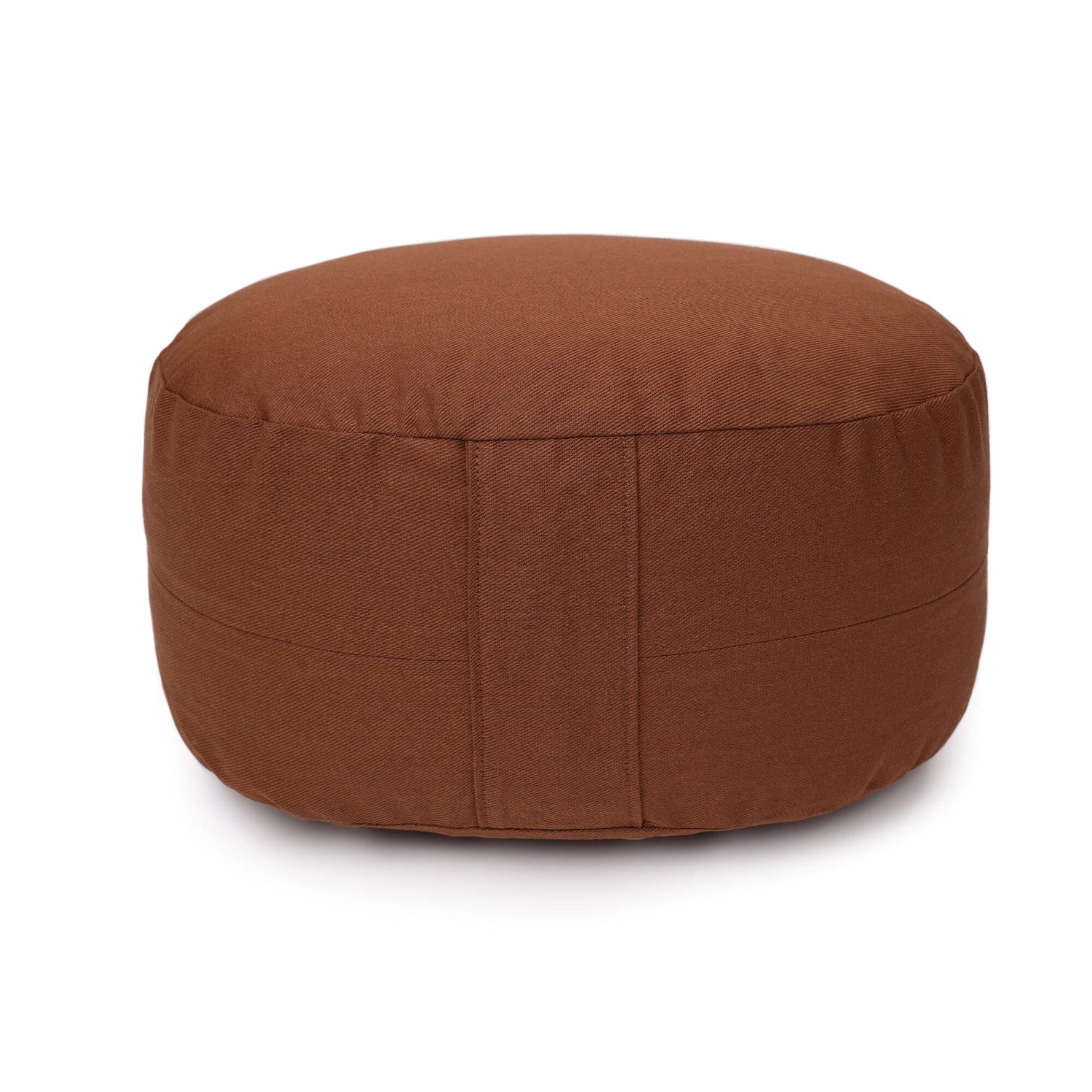 Glückssitz® Yogakissen OVAL - regional hergestellt kastanie Buchweizenschalen 30 x 23 x 15 cm