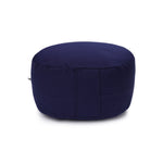 Glückssitz® Yogakissen OVAL - regional hergestellt marine Buchweizenschalen 30 x 23 x 15 cm