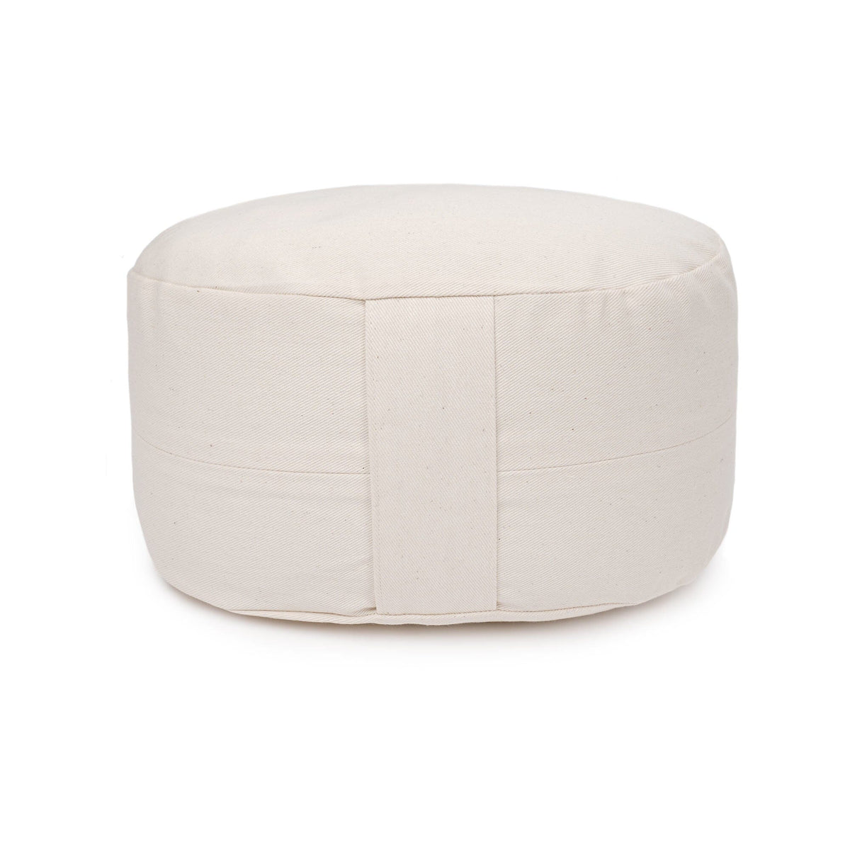 Glückssitz® Yogakissen OVAL - regional hergestellt natur Buchweizenschalen 30 x 23 x 15 cm