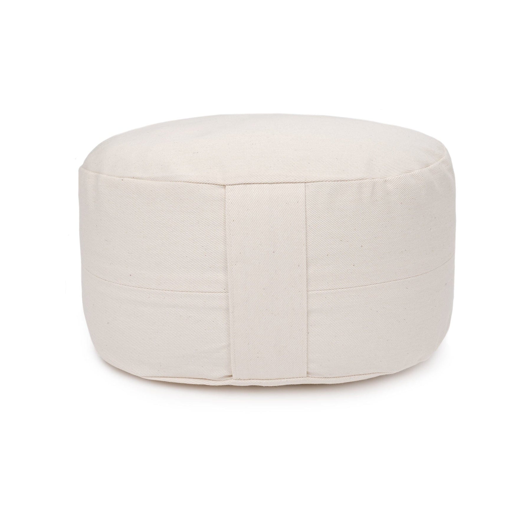 Glückssitz® Yogakissen OVAL - regional hergestellt natur Buchweizenschalen 30 x 23 x 15 cm