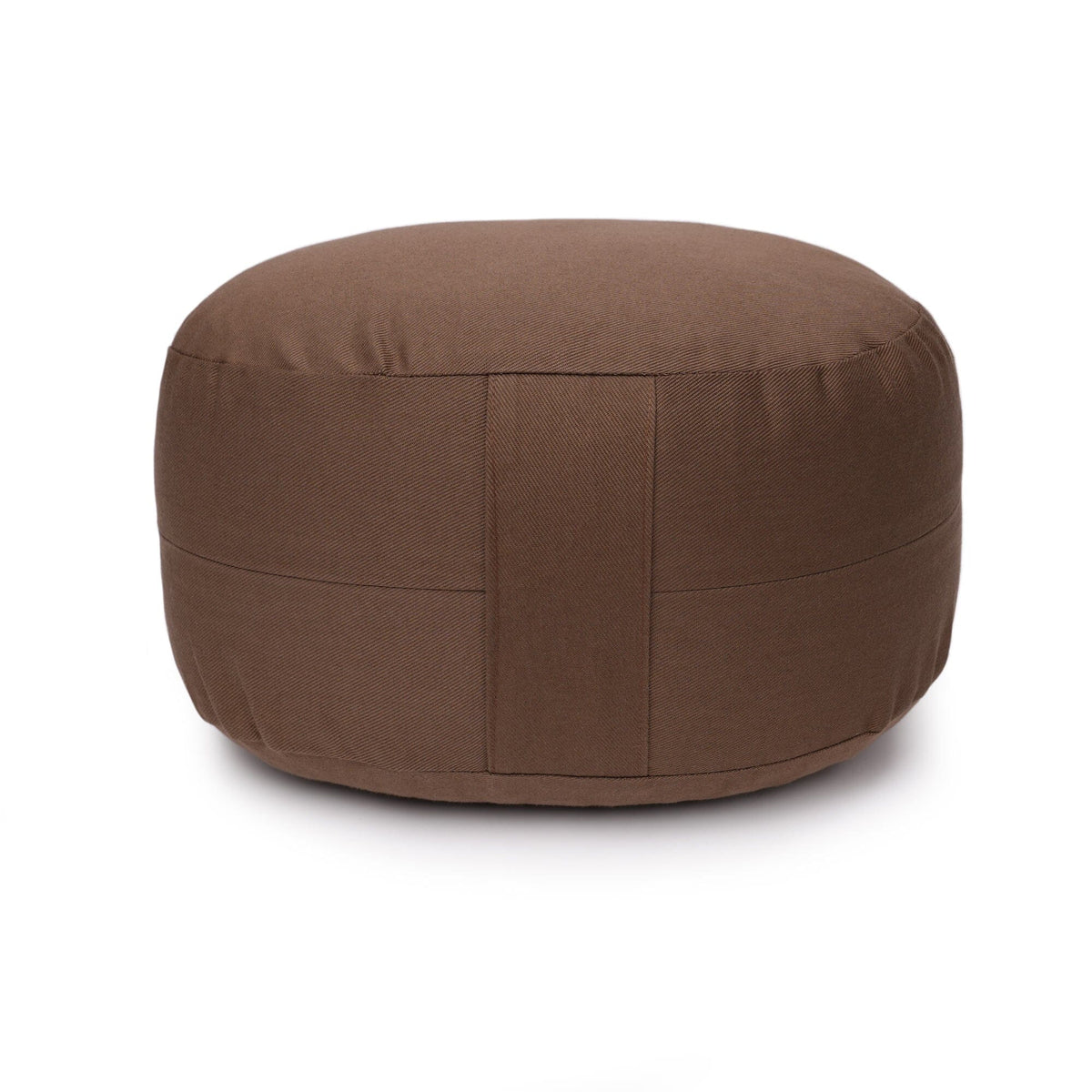 Glückssitz® Yogakissen OVAL - regional hergestellt schoko Buchweizenschalen 30 x 23 x 15 cm