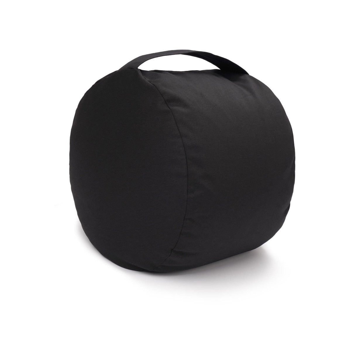 Glückssitz® Rondo Big D - regional hergestellt schwarz 36 x 36 x 28 cm Buchweizenschalen