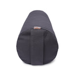 Yoga und Pilates Bolster / Yogarolle BASIC grau 65 x 22 x 22 cm Buchweizenschalen
