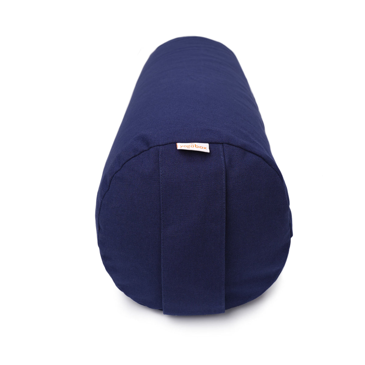 Yoga und Pilates Bolster / Yogarolle BASIC dunkelblau 65 x 22 x 22 cm Buchweizenschalen