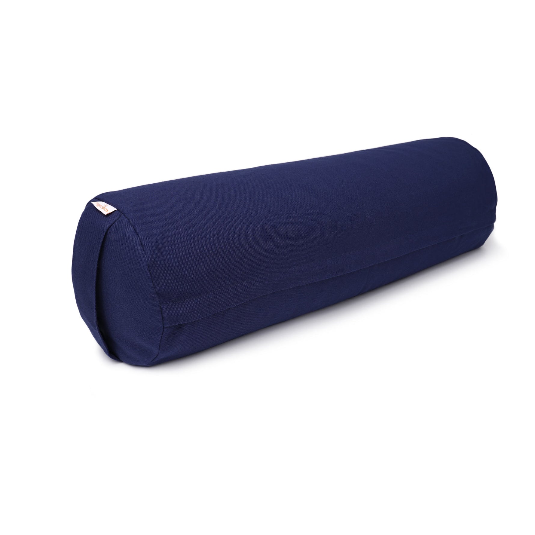 Yoga und Pilates Bolster / Yogarolle BASIC dunkelblau 65 x 22 x 22 cm Buchweizenschalen