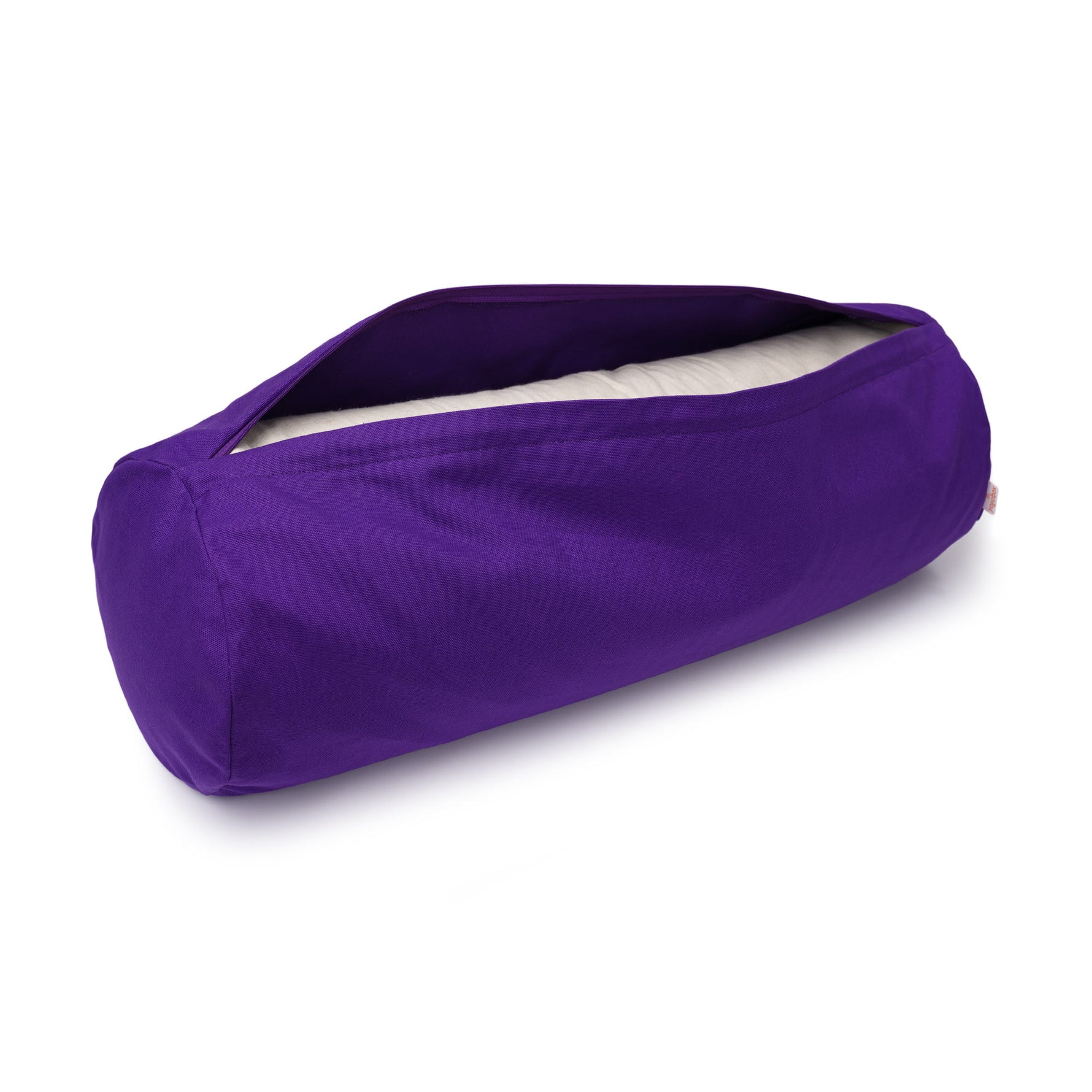 Yoga und Pilates Bolster / Yogarolle BASIC lila 65 x 22 x 22 cm Buchweizenschalen
