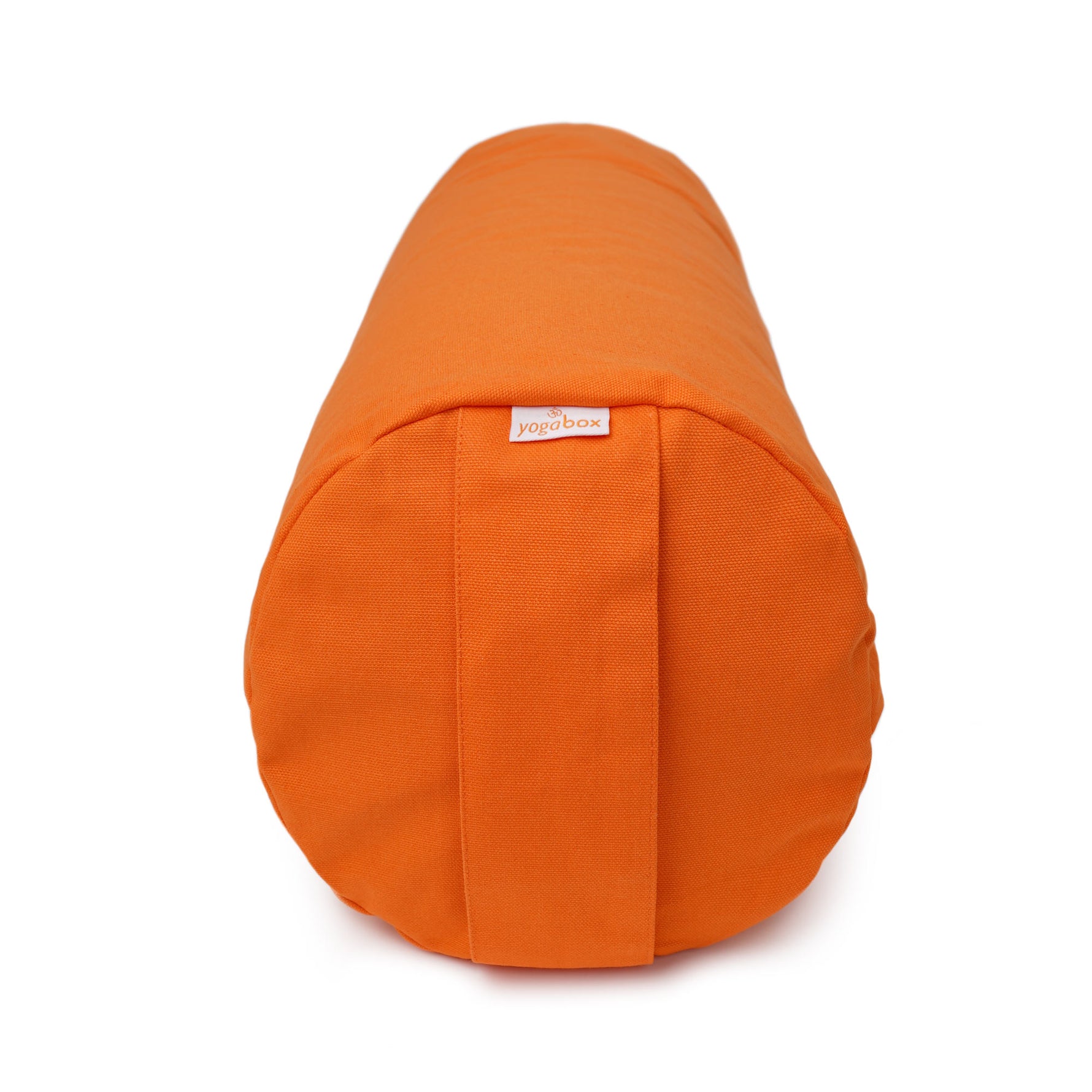 Yoga und Pilates Bolster / Yogarolle BASIC orange 65 x 22 x 22 cm Buchweizenschalen