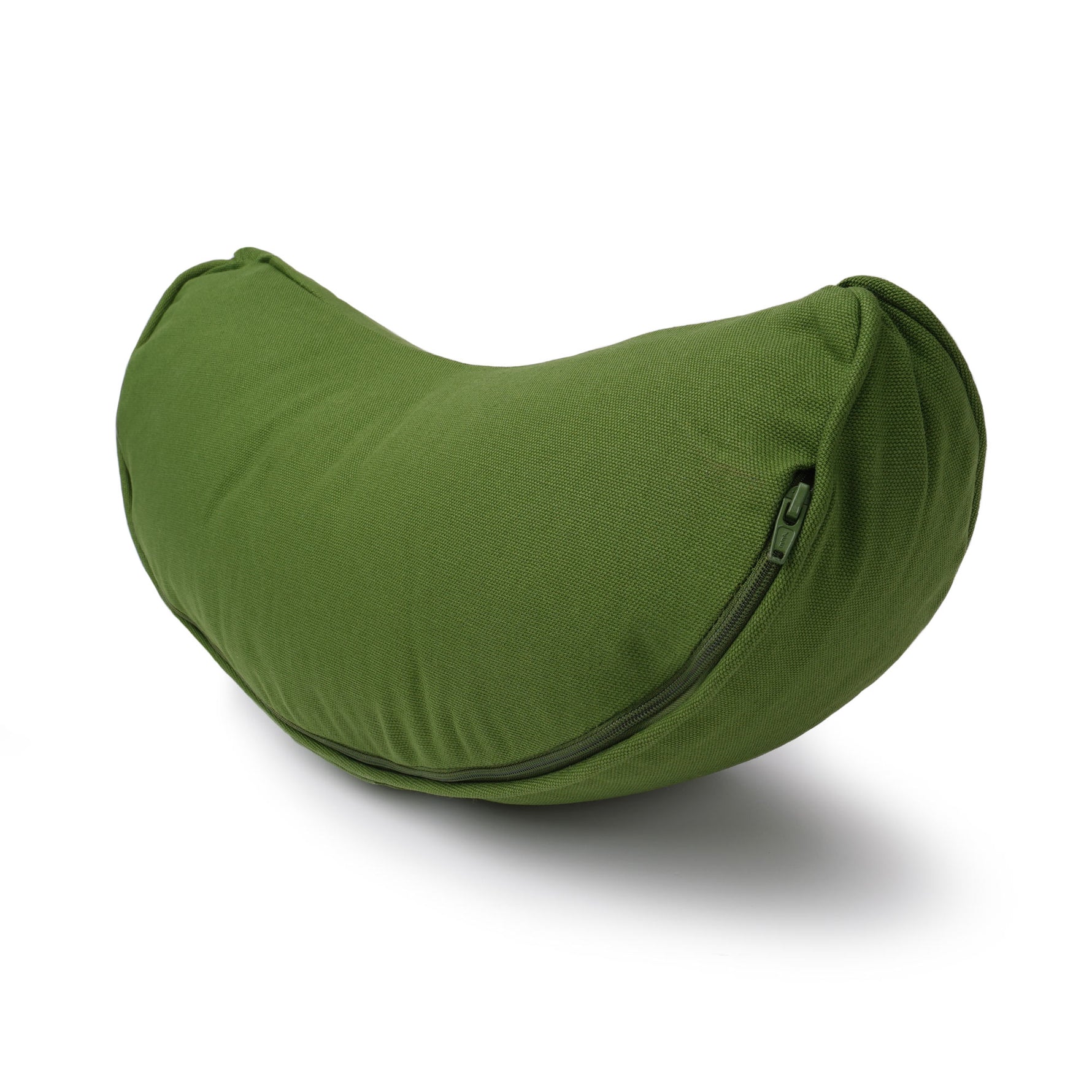 Yogakissen Halbmond BASIC Lotus Stick multicolor olive 40 x 17 x 12 cm Buchweizenschalen