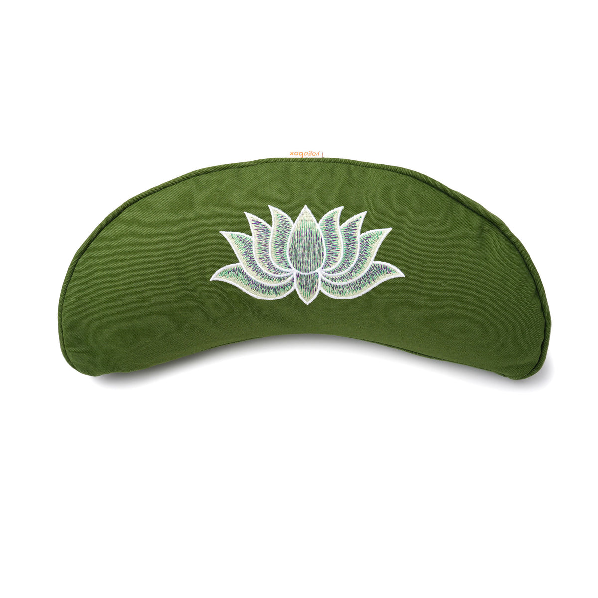 Yogakissen Halbmond BASIC Lotus Stick multicolor olive 40 x 17 x 12 cm Buchweizenschalen