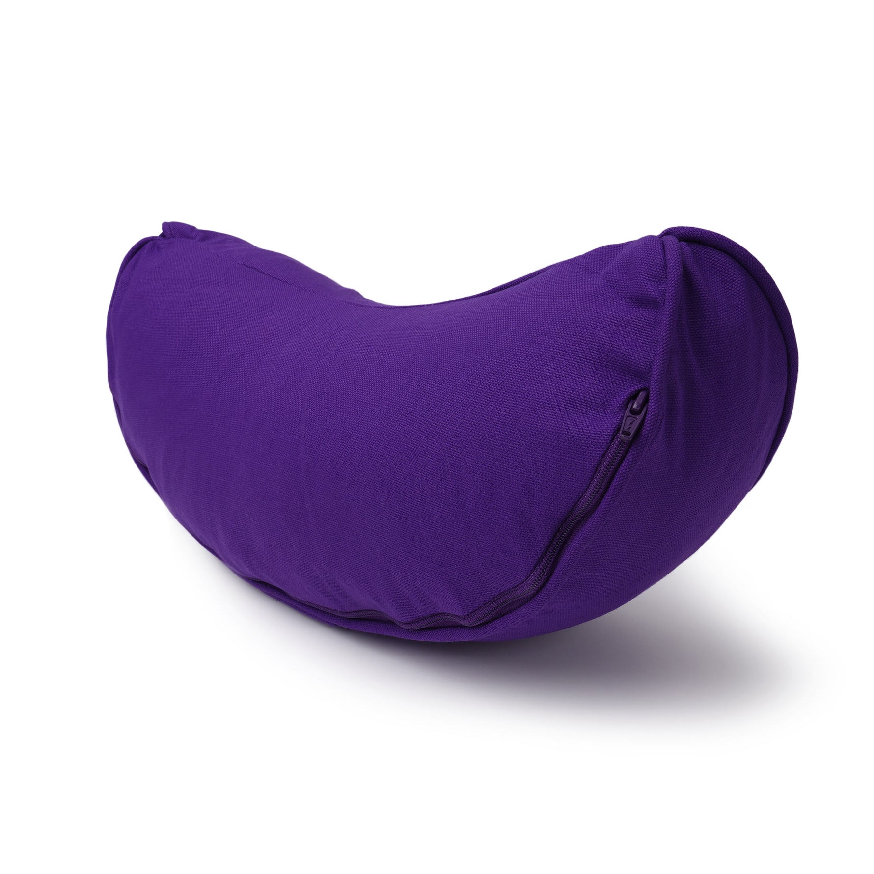 Yogakissen Halbmond BASIC Lotus Stick multicolor lila 40 x 17 x 12 cm Buchweizenschalen