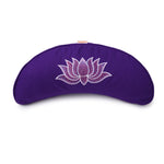 Yogakissen Halbmond BASIC Lotus Stick multicolor lila 40 x 17 x 12 cm Buchweizenschalen