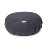Meditationskissen / Yogakissen Zafu BASIC mit ZIP grau 31 x 31 x 15 cm Buchweizenschalen