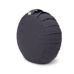 Meditationskissen / Yogakissen Zafu BASIC mit ZIP grau 31 x 31 x 15 cm Buchweizenschalen