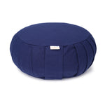 Meditationskissen / Yogakissen Zafu BASIC mit ZIP dunkelblau 31 x 31 x 15 cm Buchweizenschalen