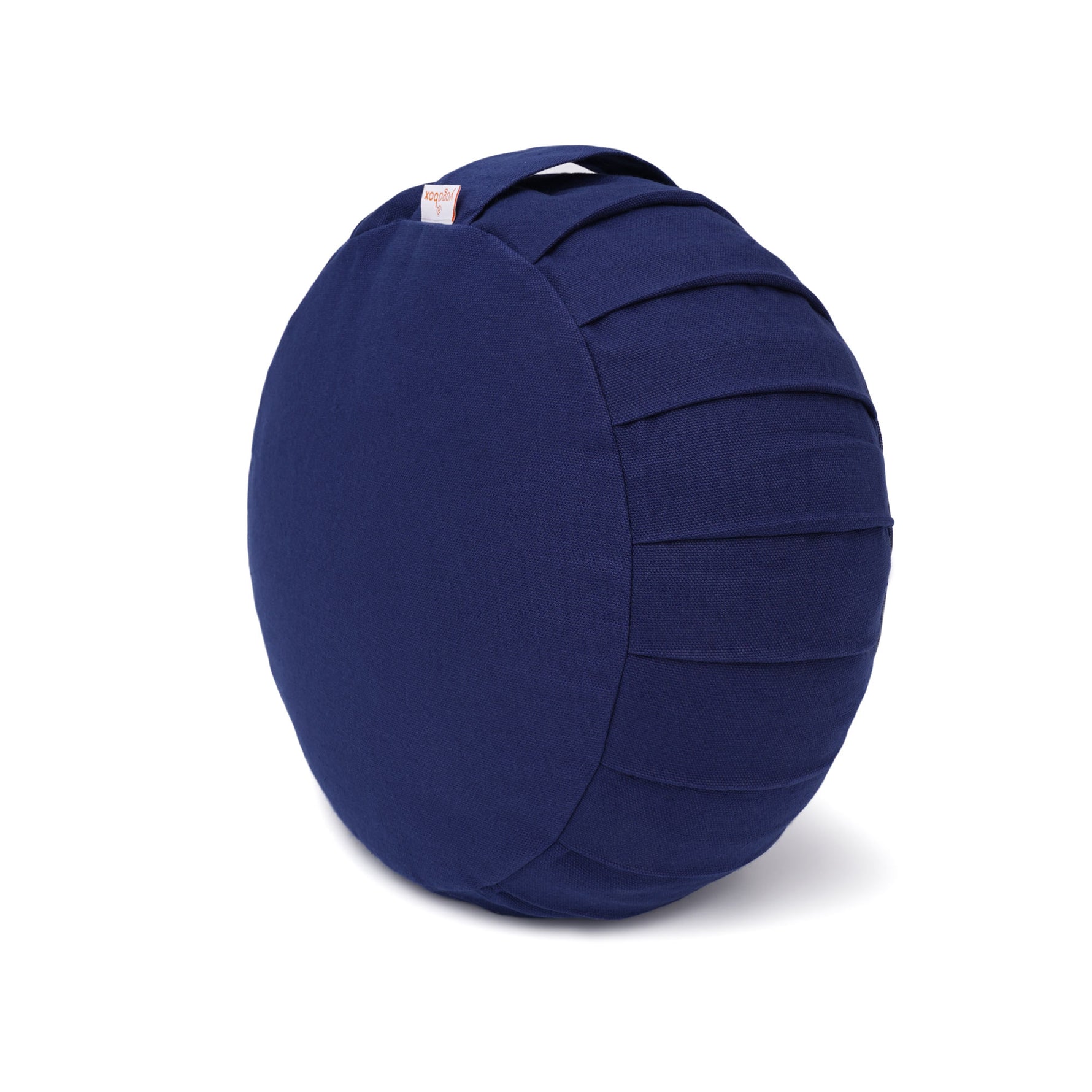 Meditationskissen / Yogakissen Zafu BASIC mit ZIP dunkelblau 31 x 31 x 15 cm Buchweizenschalen