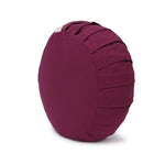 Meditationskissen / Yogakissen Zafu BASIC mit ZIP aubergine 31 x 31 x 15 cm Buchweizenschalen