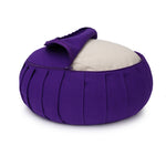 Meditationskissen / Yogakissen Zafu BASIC mit ZIP lila 31 x 31 x 15 cm Buchweizenschalen