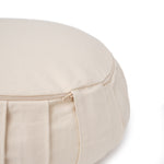 Meditationskissen / Yogakissen Zafu BASIC mit ZIP natur 31 x 31 x 15 cm Buchweizenschalen