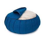 Meditationskissen / Yogakissen Zafu BASIC mit ZIP petrol 31 x 31 x 15 cm Buchweizenschalen