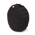 Meditationskissen / Yogakissen Zafu BASIC mit ZIP schwarz 31 x 31 x 15 cm Buchweizenschalen