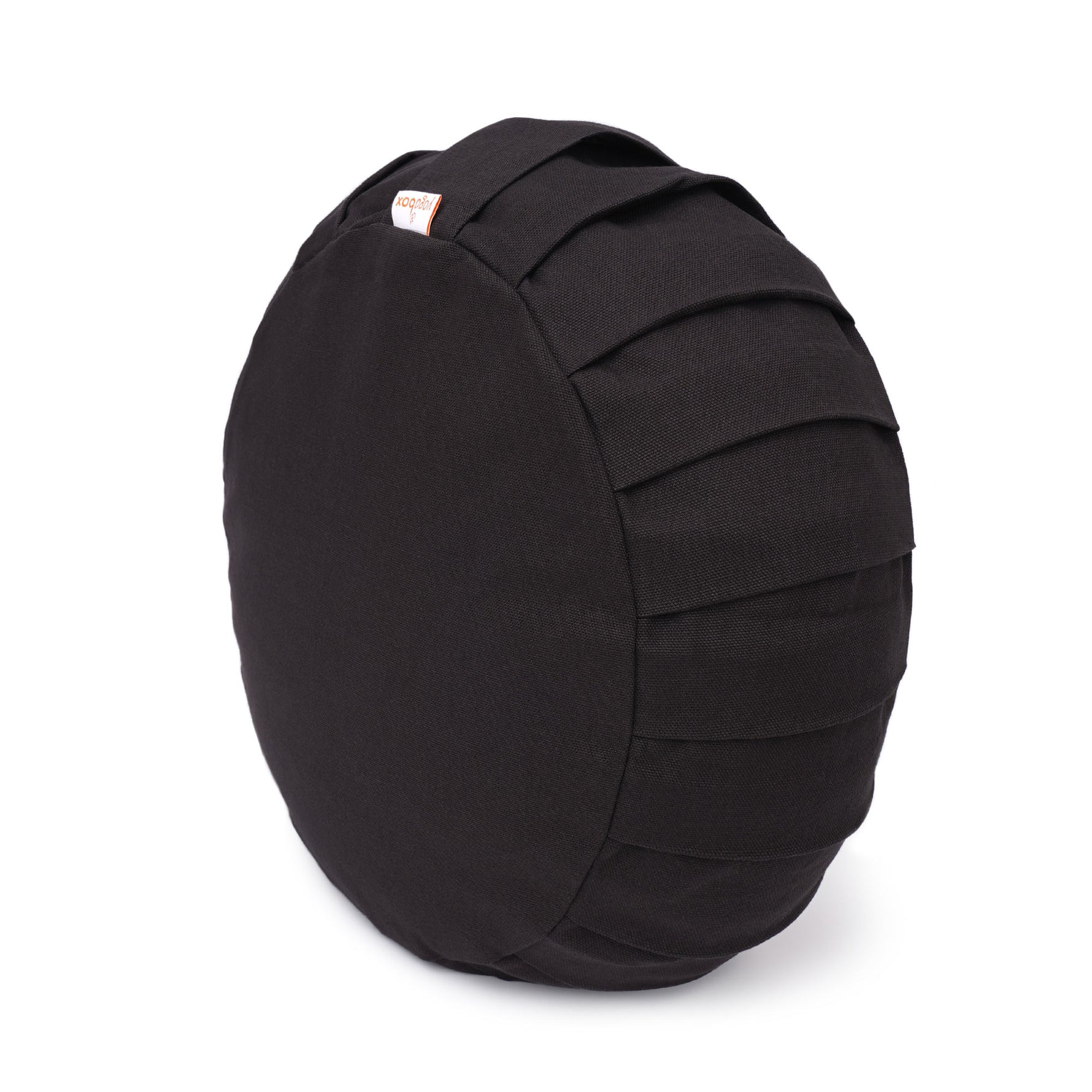 Meditationskissen / Yogakissen Zafu BASIC mit ZIP schwarz 31 x 31 x 15 cm Buchweizenschalen