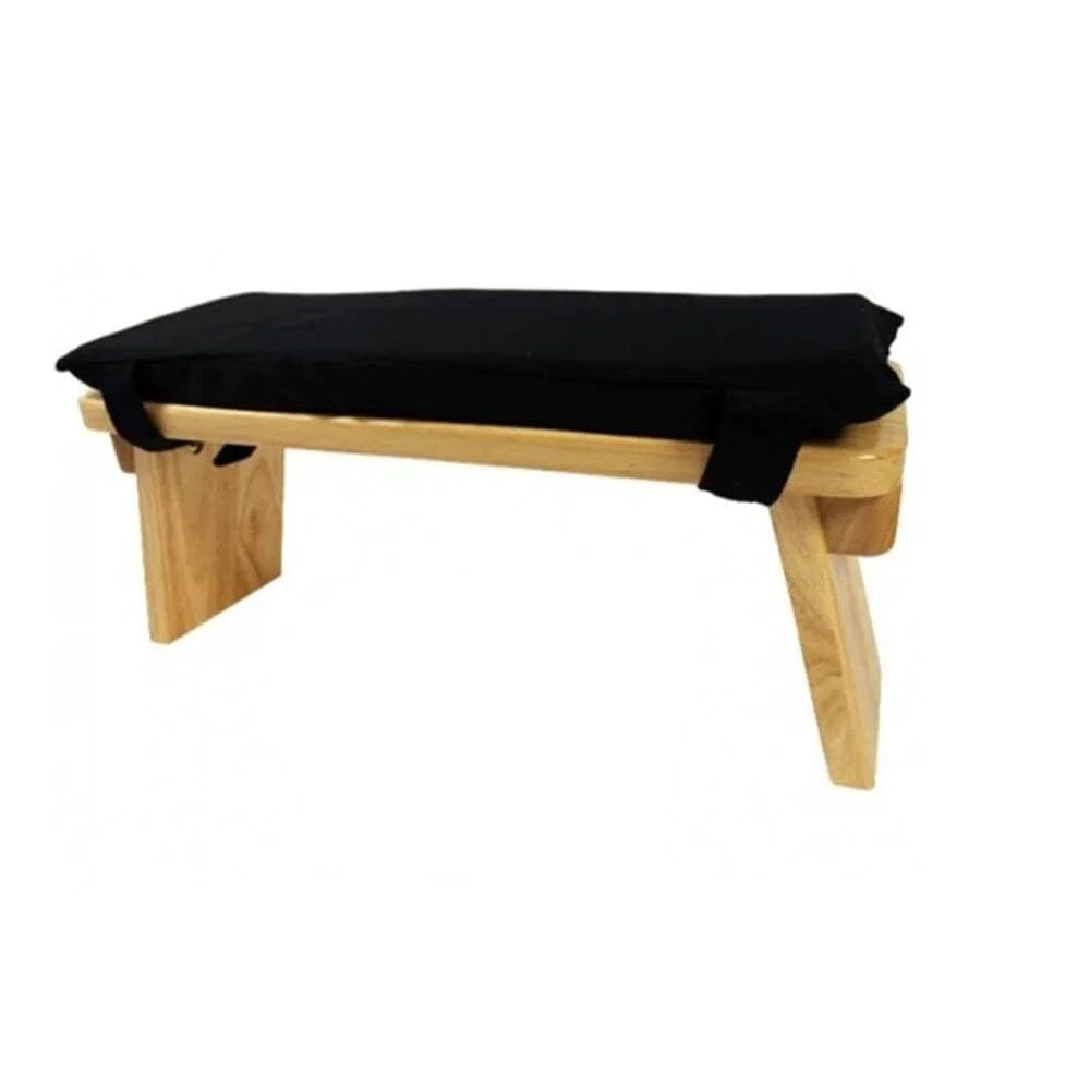 Kissen für Meditationsbank schwarz 48 x 17 x 3 cm Schaumstoff