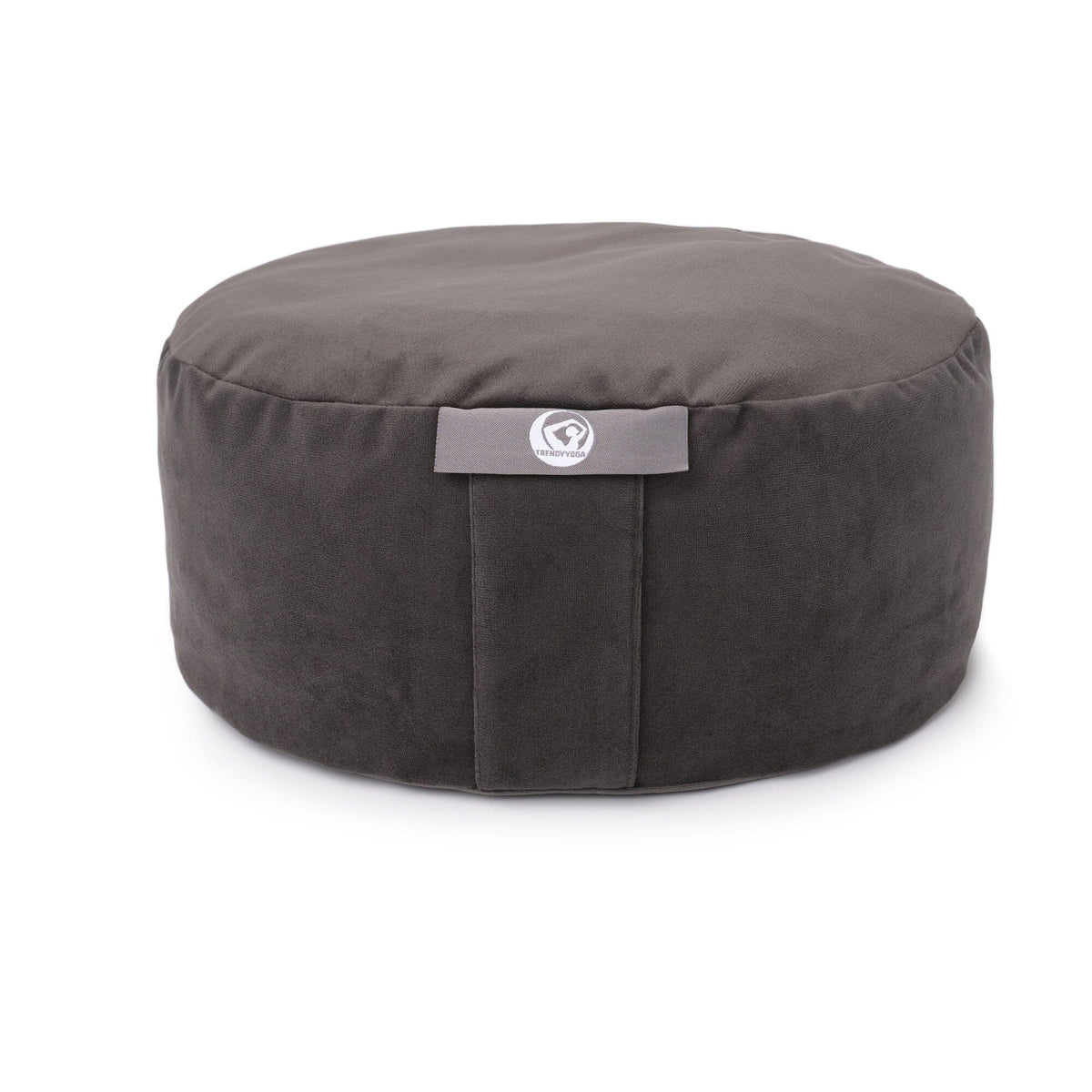 Mediationskissen SAMT grau Buchweizenschalen 33 x 33 x 15 cm