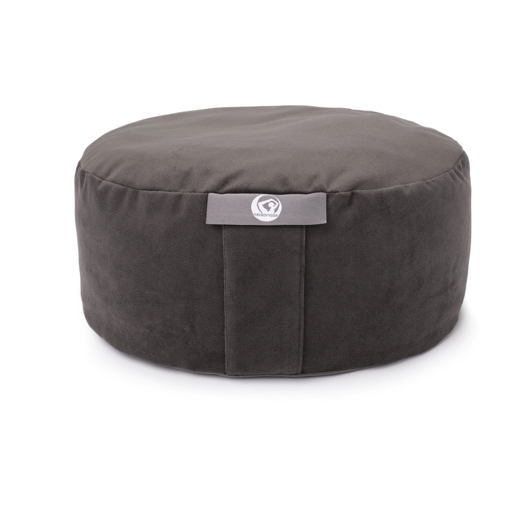 Mediationskissen SAMT grau Buchweizenschalen 33 x 33 x 15 cm