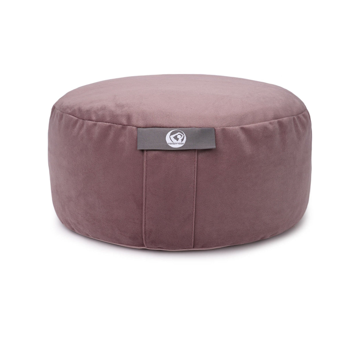 Mediationskissen SAMT mauve Buchweizenschalen 33 x 33 x 15 cm