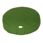 Meditationskissen BASIC extra FLACH olivgrün 35 x 35 x 8 cm Buchweizenschalen