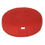 Meditationskissen BASIC extra FLACH bordeaux 35 x 35 x 8 cm Buchweizenschalen