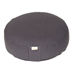 Meditationskissen BASIC extra FLACH grau 35 x 35 x 8 cm Buchweizenschalen
