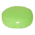 Meditationskissen BASIC extra FLACH apfelgrün 35 x 35 x 8 cm Buchweizenschalen
