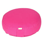 Meditationskissen BASIC extra FLACH magenta Buchweizenschalen 35 x 35 x 8 cm