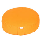 Meditationskissen BASIC extra FLACH orange Buchweizenschalen 35 x 35 x 8 cm