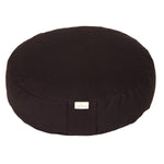 Meditationskissen BASIC extra FLACH schwarz Buchweizenschalen 35 x 35 x 8 cm