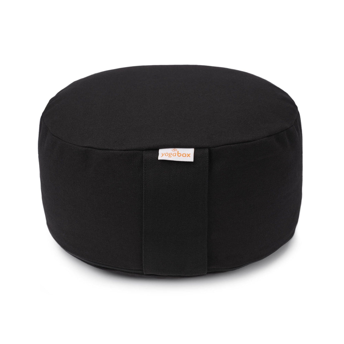 Meditationskissen BASIC schwarz Buchweizenschalen 30 x 30 x 13 cm